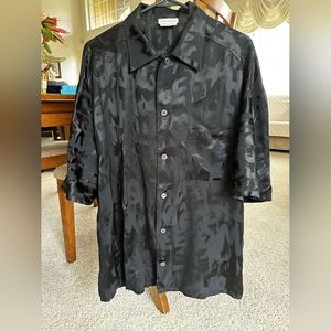 Alexander McQueenAlexander McQueen Graffiti-Jacquard Buttoned Shirt